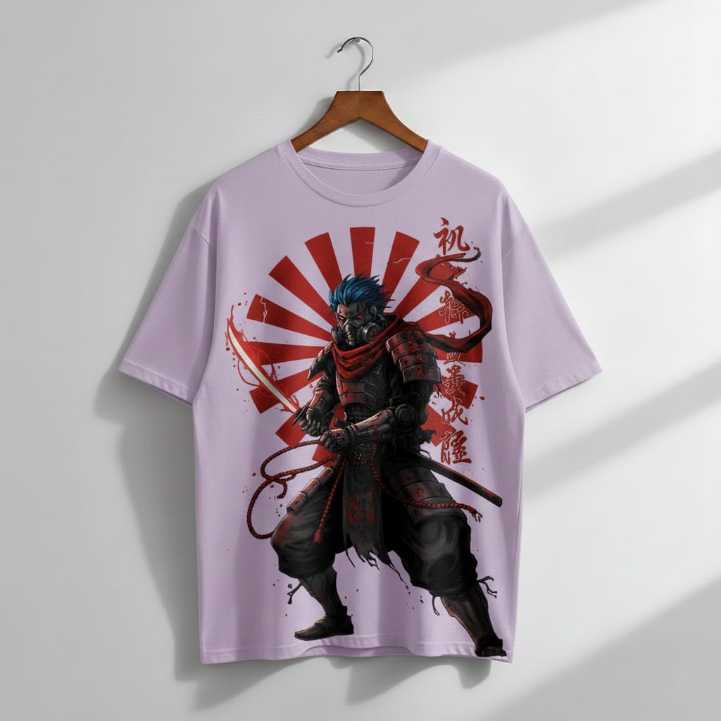 Crimson Ronin – Japanese Samurai Streetwear Tee