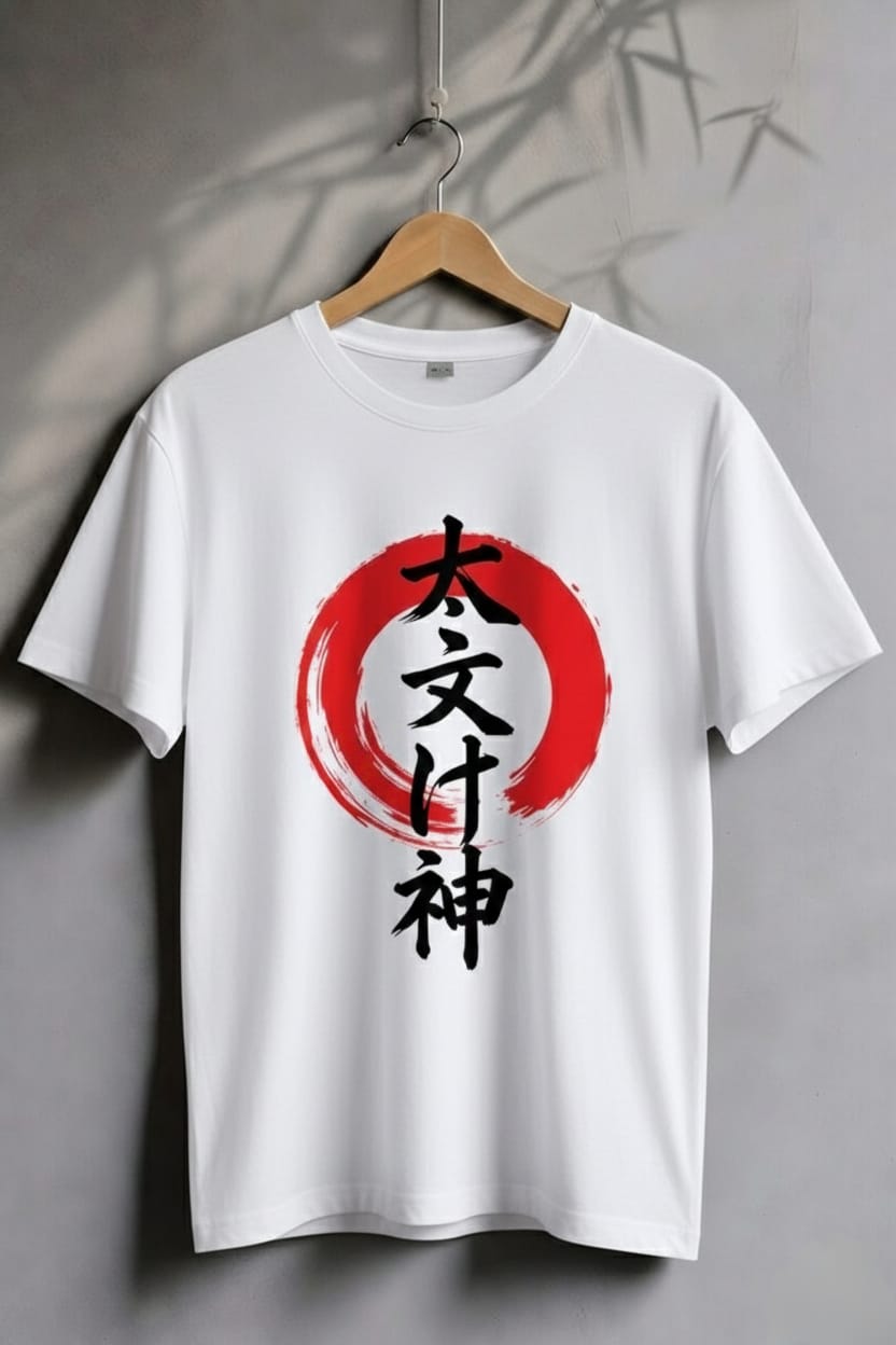 Black Enso – Japanese Calligraphy Street Tee